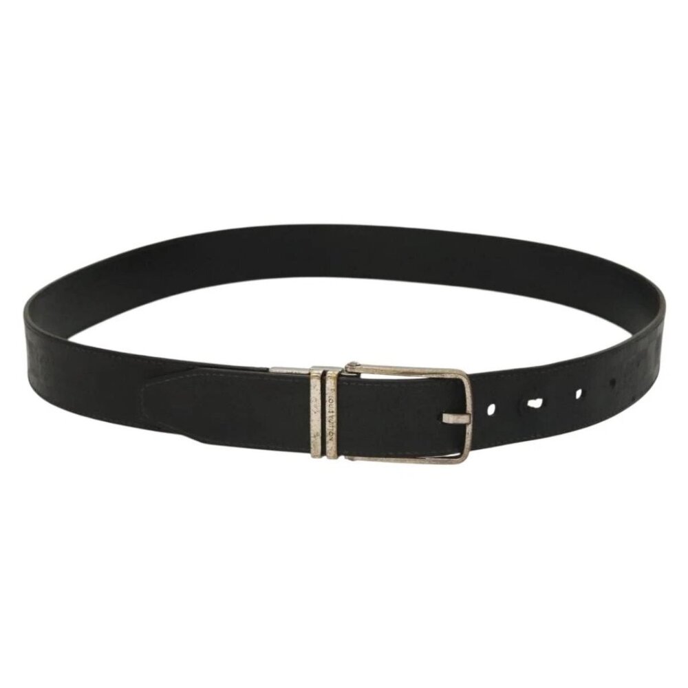 LOUIS VUITTON Damier Infini Ceinture Boston Belt Black LV Auth bs27758 - Picture 2 of 11